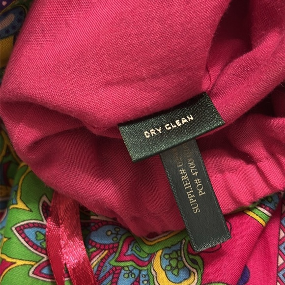 Lauren Ralph Lauren Patchwork Multicolored Paisley Skirt Sz 2X Cottagecore Boho - Picture 8 of 8